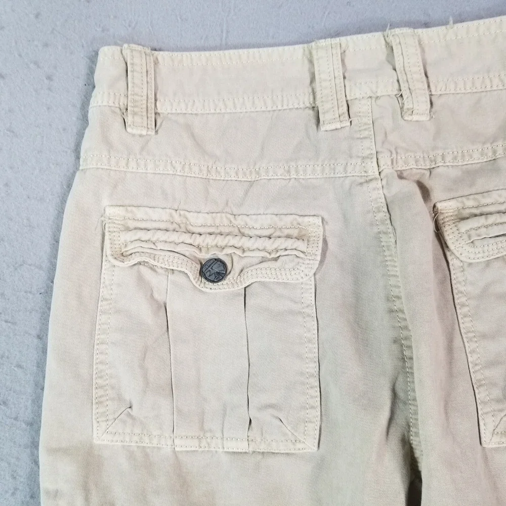 Streetwear Urban cargo pants men's 31x32 beige khaki hipster skate Y2K Hipster